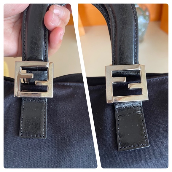 🖤🖤🖤Fendi nylon handbag with pouch❤️💼 - Picture 7 of 15